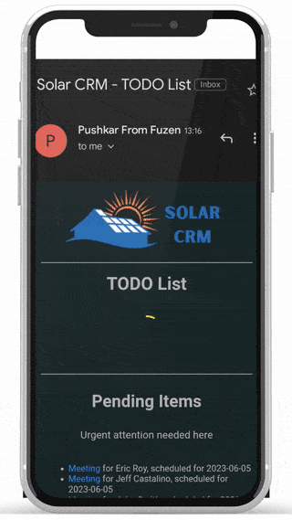 Solar CRM + Todo List + Site Survey + Proposals